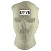 Gravity Threads Love Rainbow Heart 3-Hole Ski Mask - White