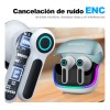 Audífonos Bluetooth Gamer Inalámbricos Occiam G07 In Ear In Gris