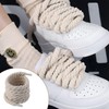 Liqqlex Chunky Cotton Rope Laces for AF1, 10mm Thick Shoelaces
