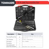 TOMMARS 51-Pc 1/4-20 to 1-14 Jumbo Tap and Die Set