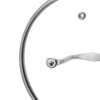 HEVSTIL 8-Inch Tempered Glass Lid – Heat Resistant to 220°C,