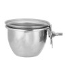 Stainless Steel Parrot Food and Water Coop Cup Bird Feeding