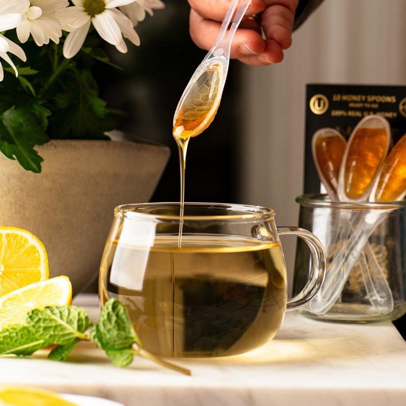 Some Honey Raw & Unfiltered Honey Spoon Stirrers – 100%
