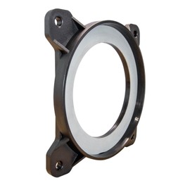 O'SKOOL Dust Connection 4" Flanged Inlet Fitting Steel Port for 4-inch Magnetic Dust Collection Coupler (Magnetic Port is not Included)