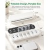 7 Day Pill Organiser with Magnetic Closure & Removable Lids