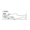 DUO Small Fish #Silver Sweetfish, Total Length 3.5 inches (90