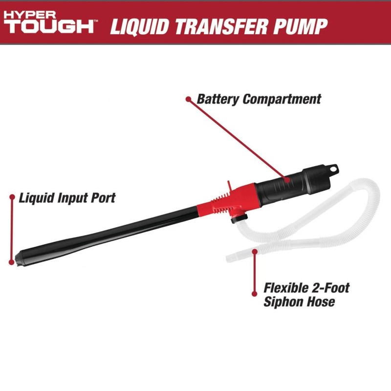 Hyper Tough Battery Powered Fluid Transfer Pump, 36680W