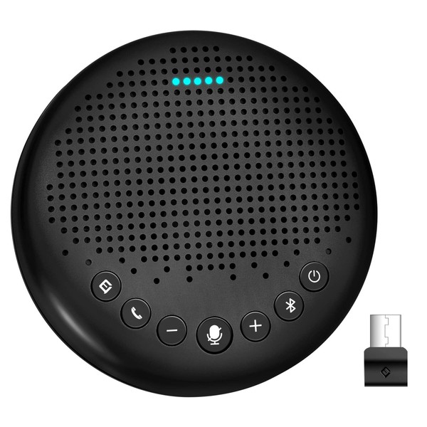 EMEET Luna Speakerphone, Bluetooth Conference Microphone Speaker with 360˚ Omnidirectional