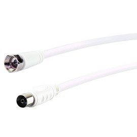 Schwaiger KVCK171532 SAT Adapter Cable 75 dB, F/IEC Female 1.5 m White