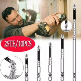 Unbranded 2SET High-Magnetic Screwdriver Drill Bit,Strong Magnetic Durability Drill Bit US - Only Towel x1 (NO Drill Bit)