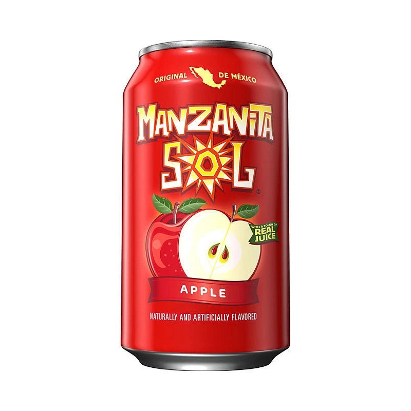 Manzanita Sol Soda Apple 12 fl. oz., 24 pk.