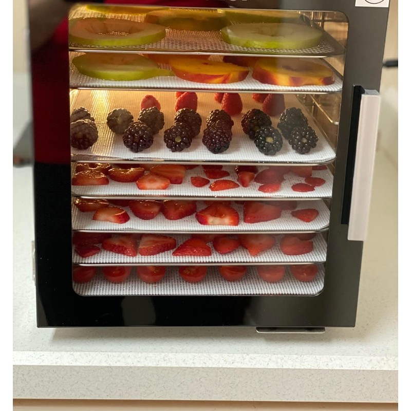 (9 Pack) Silicone Dehydrator Sheets, Dostk Premium Non Stick Mats