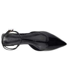 Schutz Women's Allure T Flat Ballet, Black, 8.5