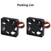 ZDE 2PCS 3007 PWM Cooling Fan 30x30x7mm Speed Adjustment Heatsink