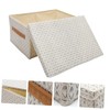 NOLITOY Reusable Folding Storage Box Shaped Clothes Organizer Lid Compact