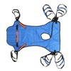 Patient Full Body Lift Sling Royalblue Head Support Toileting Transfer
