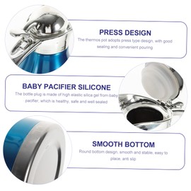 FELTECHELECTR 2.0l Double-layer Insulated Pot Stainless Steel Thermal Bottle Cold Kettle Insulated Water Bottle Office Home Travel