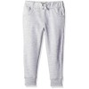 French Toast Girls' Toddler Fleece Jogger, Heather Gray, 3T