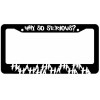 TheStickySide Haha / Why so Serious License Plate Frame -