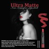 Ultra Matte Non-Transfer Lipstick, Waterproof, Smudge Resistant and 24hr Long-Lasting,