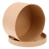 HOLIDYOYO Circular Packaging Box, Round Paper Mache Box, Round Nesting