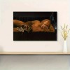 Unbranded Bigfoot with Raccoon - Unframed Canvas Print - 18"