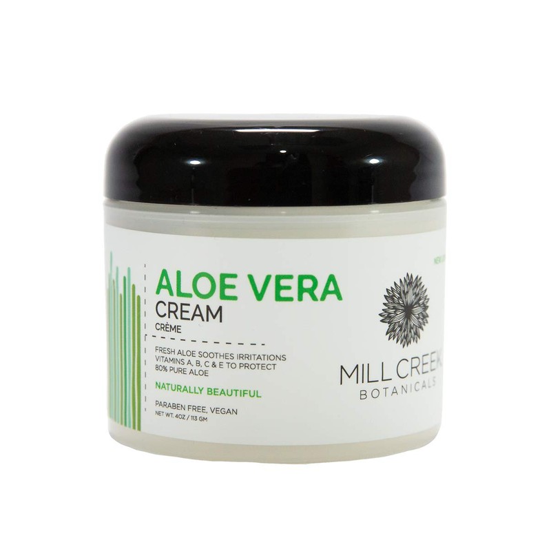 Mill Creek 80% Aloe Vera Cream, 4 oz by Mill