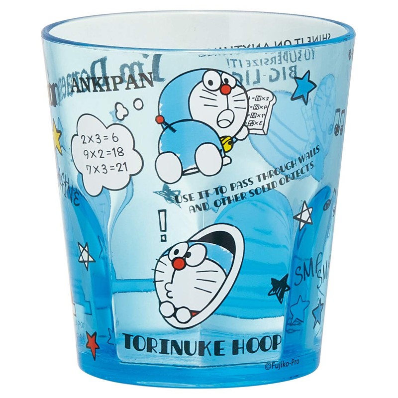 Skater KSA4 Acrylic Cup, 9.5 fl oz (280 ml), Doraemon