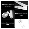 4 PCS Foldable Fork and Spoon Set,Tableware for Outdoors Travel