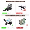 100 piezas de clips adhesivos para gestión de cables con
