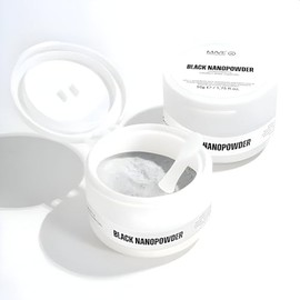 MAVE BLACK NANOPOWDER Zahnaufhellung mit Aktivkohle – Kokosnussschalen-Zahnpulver gegen Verfärbungen & Mundgeruch – mit Hydroxylapatit zur Zahnschmelzpflege