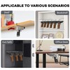 LOIUO 2 PCS Gun Rack Pistol Hangers for Gun Safe