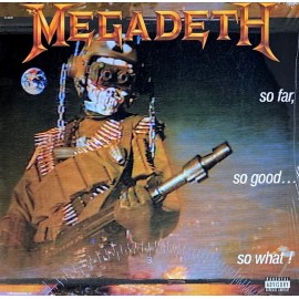 Capitol MEGADETH - SO FAR,  SO GOOD,  SO WHAT - 180-GRAM VINYL LP " NEW, SEALED "