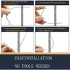 MEISO Stainless Steel Picture Hangers Super Hooks, PinCute Hercules Hooks