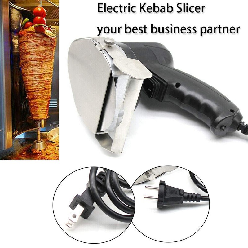 Ergonomically Designed Hand Held Kebab Slicer, 80W 420 And 304