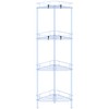 HuggieGems 4 Tier Floor Standing Corner Shower Caddy Organizer Shelf