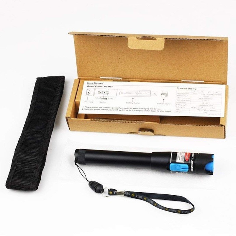 IWISS Optical Fiber Checker, Fault Diagnosis, Red Visible Light Source,