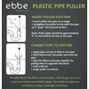 Ebbe Plastic PIPE PULLER for 1.5in, 2in, 3in Plastic Pipe