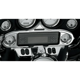 Unbranded Stereo Radio Dash Insert Switch Dash Panel Accent Cover For Harley Electra Glide