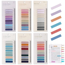 Pestañas De índice Adhesivas, 1200 Marcadores De Página, Pestañas De Indice Adhesivas De Colores Para Lectura De Libros Cuadernos Carpetas De Archivos (60 Colores)