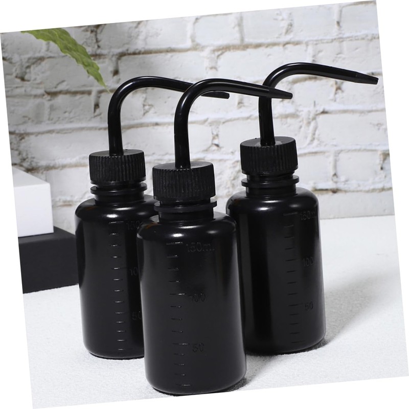 Ipetboom 4Pcs Tattoo Rinse Squeeze Bottles Flexible Plastic Wash Bottles