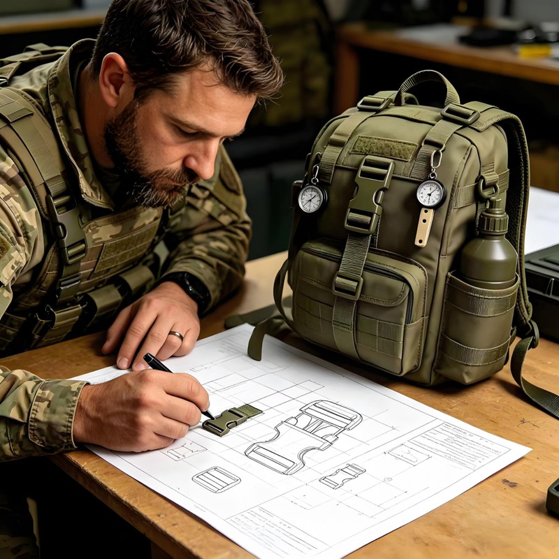 YinzPlus Army Green Side Release Buckles for 1 Inch Width