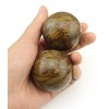 juanxian 2" Feng Shui Nuwa Stone Baoding Balls Chinese Health