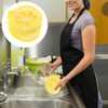 COOLHIYA Lemon Kitchen Dish Cloths 4 Pack Shaped Dishes Cleaner