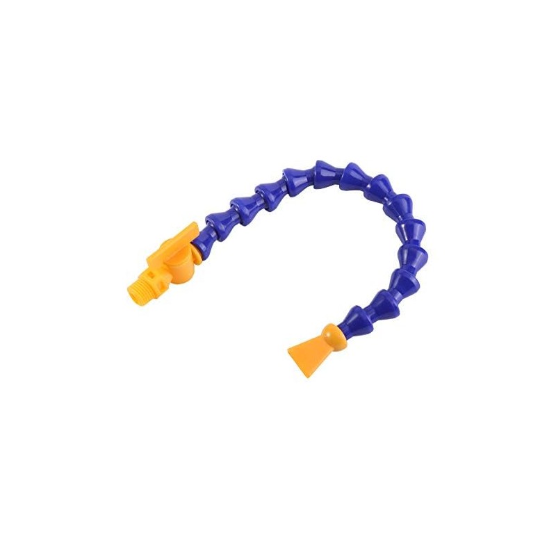 1/4" Thread Flexible Water Oil Coolant Pipe Hose, 12pcs Round