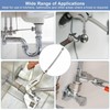 4 x 3/8" Stainless Steel Flexible Connecting Hose Pipe Kink