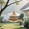 LBTING Bird Feeder for Outside, Squirrel Proof Wild Bird Feeder,