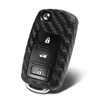 WORCAS Key Fob Case Carbon Fiber Pattern Silicone Cover Compatible