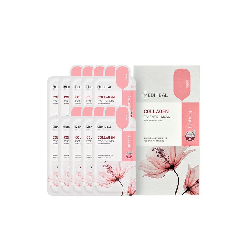 Mediheal Collagen Essential Mask 20 Sheets / 메디힐 콜라겐 에센셜