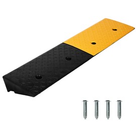 Nisorpa 2" Rise Rubber Curb Ramp Heavy Duty Vehicle Loading Ramps, Load Capacity 10 Ton, 39.3 X 5.9 X 2 in Driveway Threshold Ramp Sidewalk Ramps for Garage Truck Wheelchair Vehicles,1 Pack